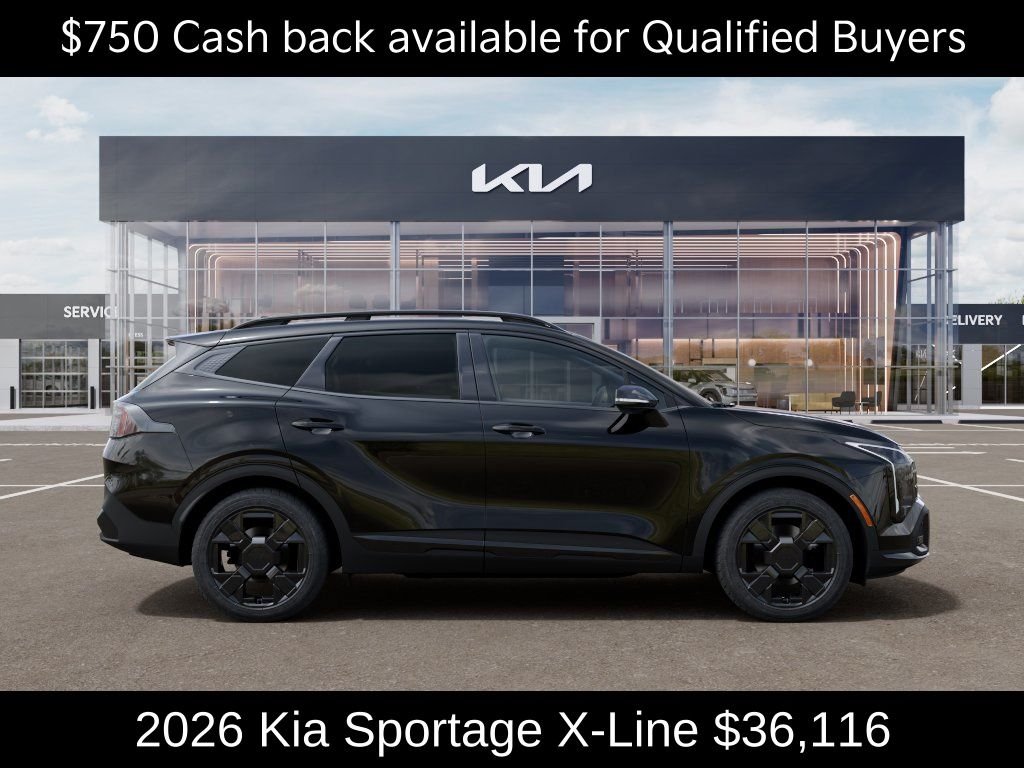 New 2026 Ebony Black Kia X-Line image 9