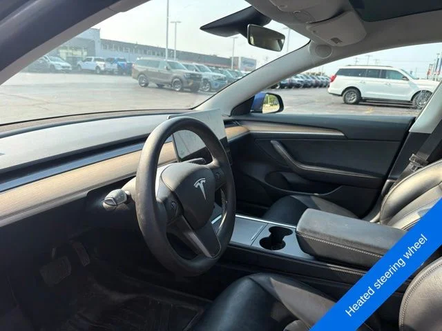 Used 2021 Deep Blue Metallic Tesla Standard Range Plus image 14