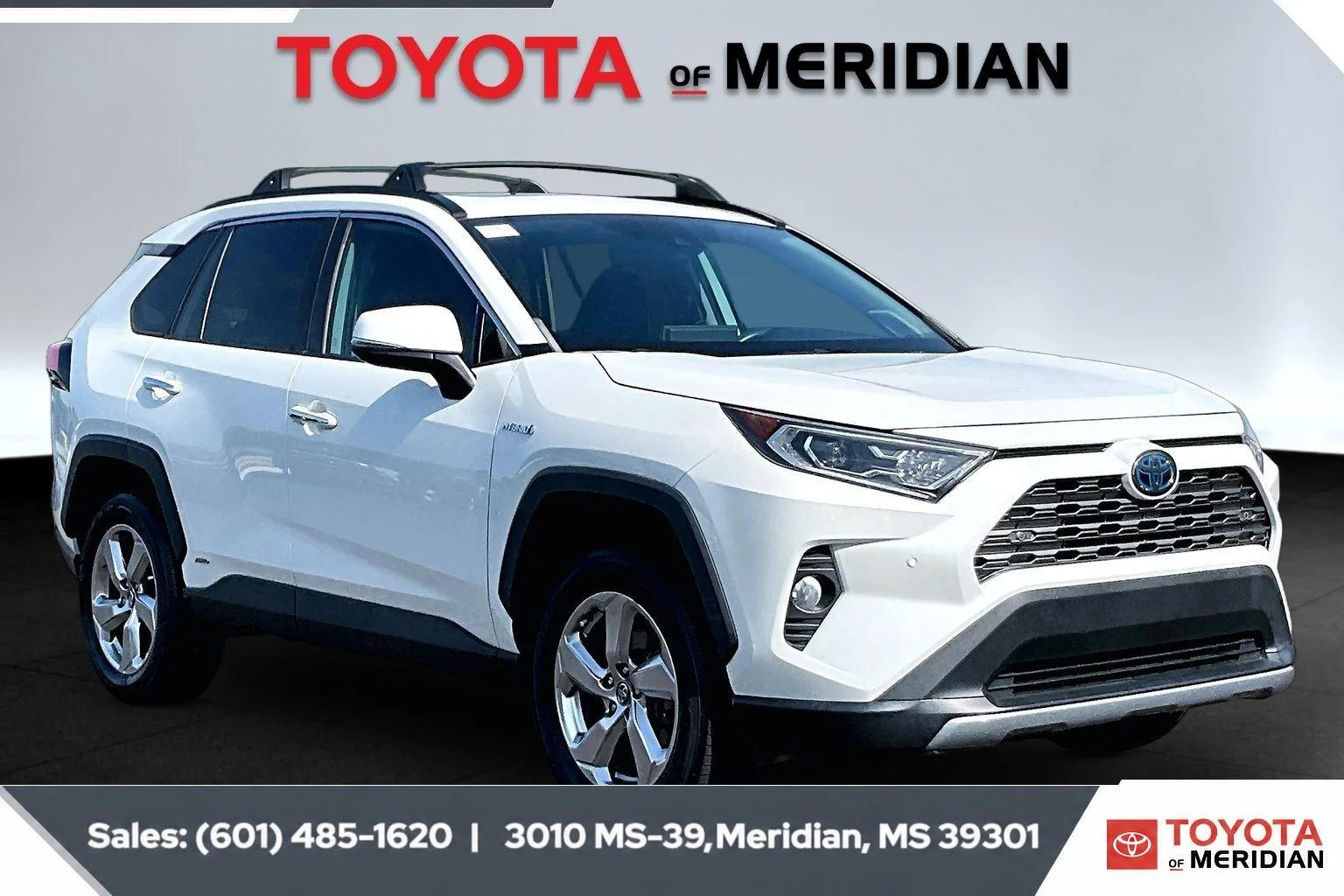 Used 2020 Blizzard Pearl Toyota Hybrid Limited image 1
