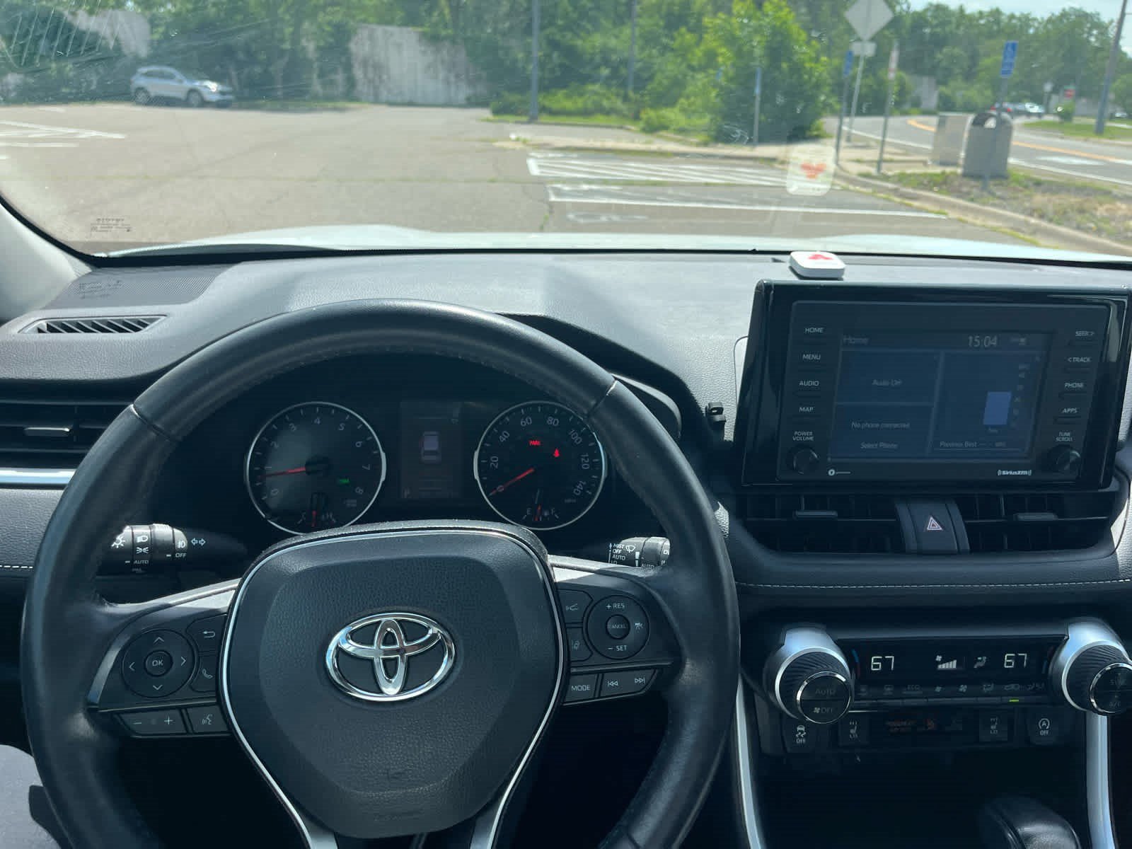 Used 2021 Super White Toyota XLE image 9