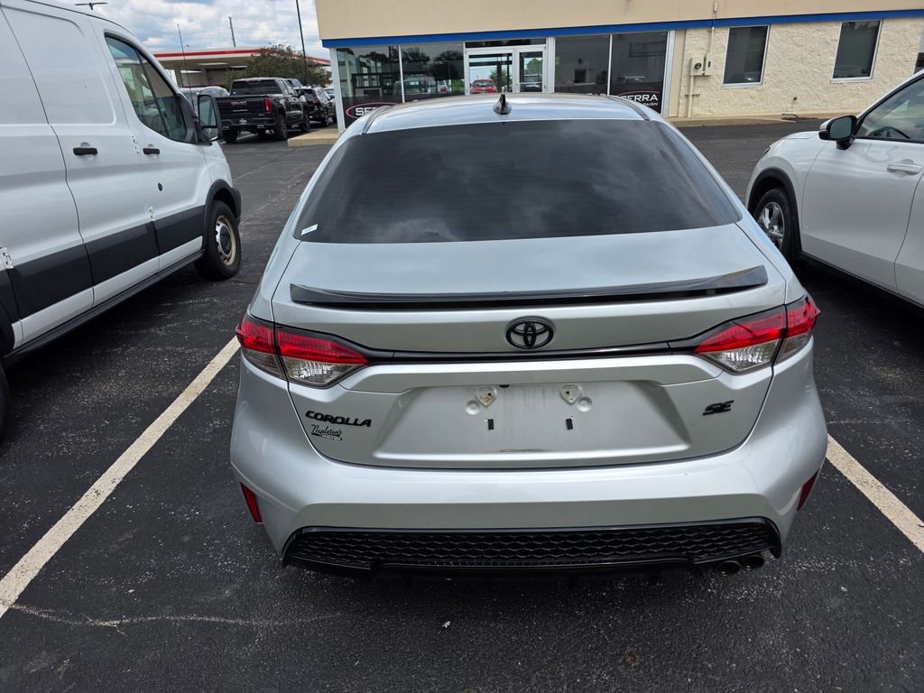 Used 2021 Classic Silver Metallic Toyota SE Nightshade image 3