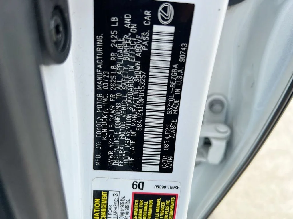 Certified Used 2023 ULTRA WHITE Lexus 350 F Sport image 22
