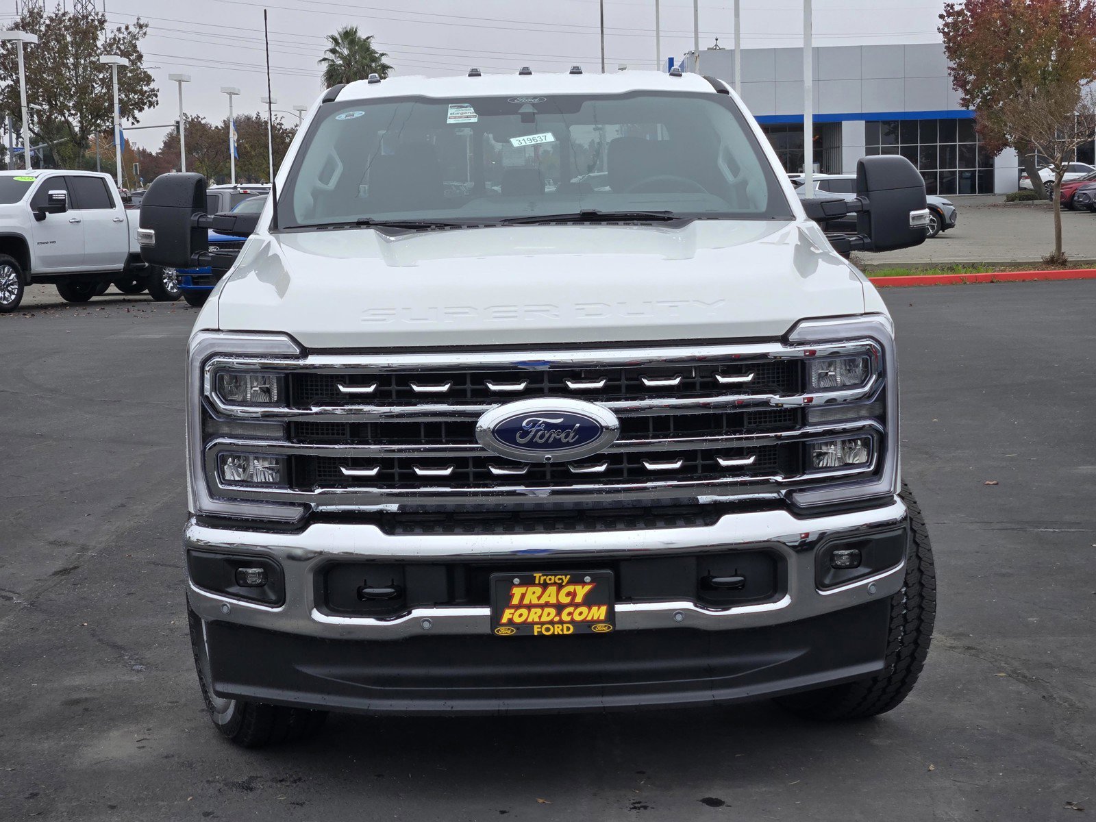 New 2026 Star White Metallic Tri-Coat Ford F-350® Lariat® image 3