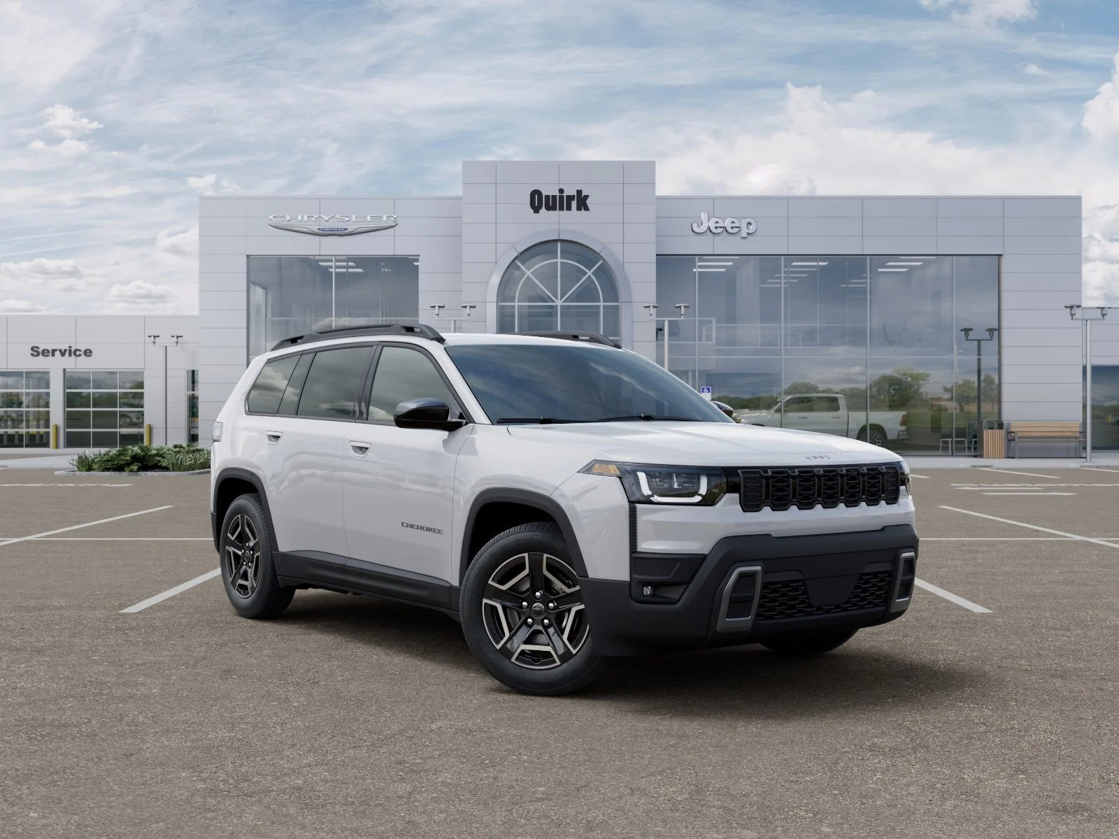 New 2026 Bright White Clear-Coat Exterior Paint Jeep Laredo image 5