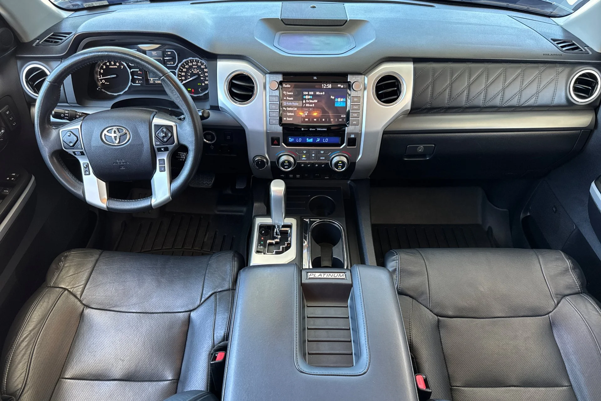 Used 2021 Magnetic Gray Metallic Toyota Platinum CrewMax 5.5