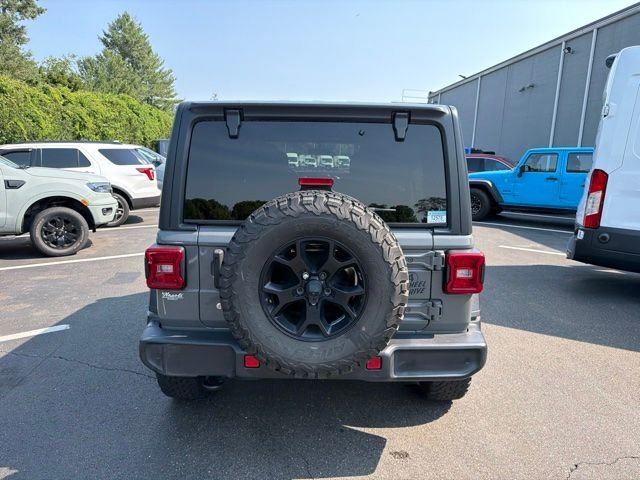 Used 2020 Gray Jeep Unlimited Sport image 6