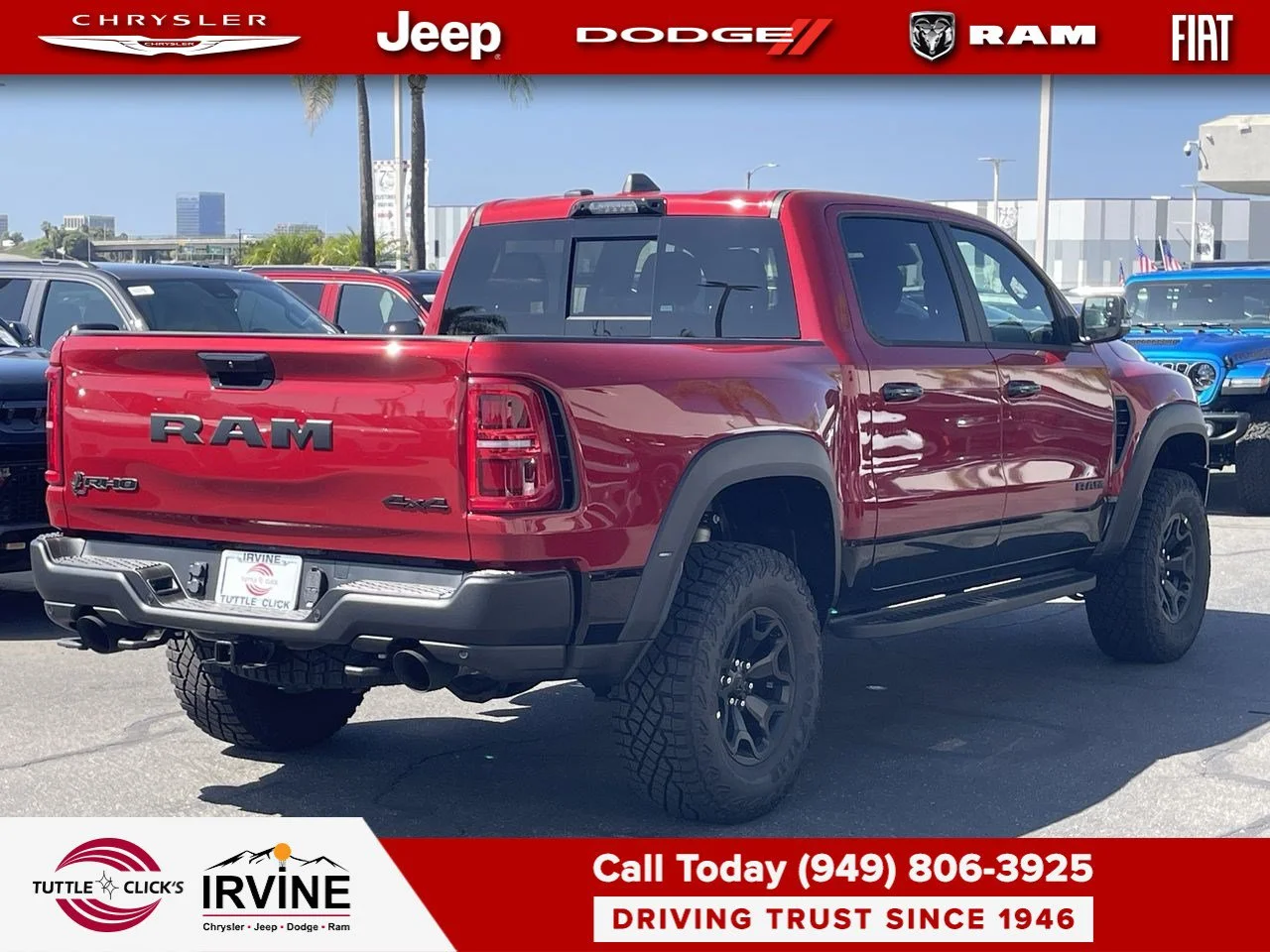 New 2027 Molten Red Pearl-Coat Exterior Paint RAM RHO image 12