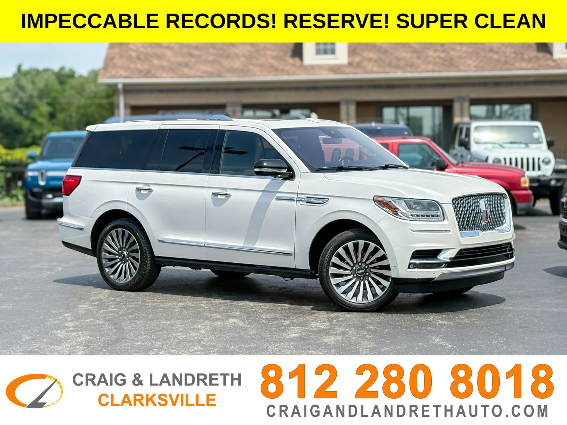 Used 2019 White Lincoln Reserve image 1