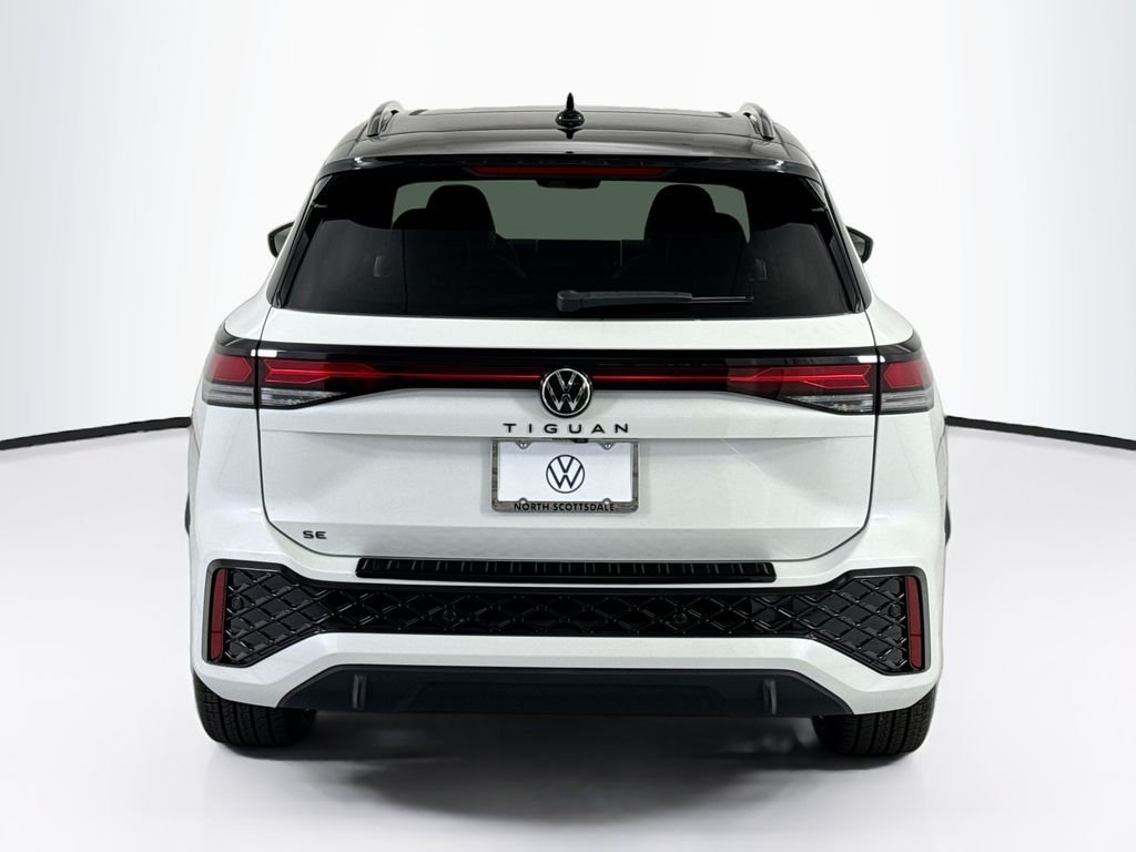 New 2026 Opal White W/Deep Black Roof Volkswagen SE R-Line Black image 6