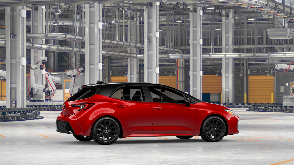New 2027 Finish Line Red with Black roof Toyota XSE image 11