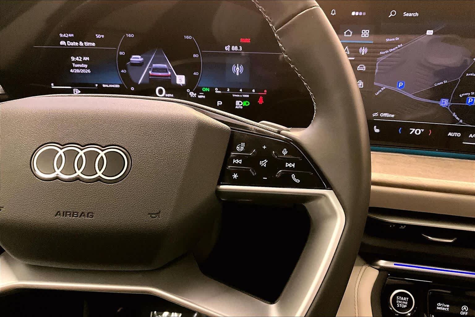 Used 2025 Florett Silver Metallic Audi Premium Plus image 25