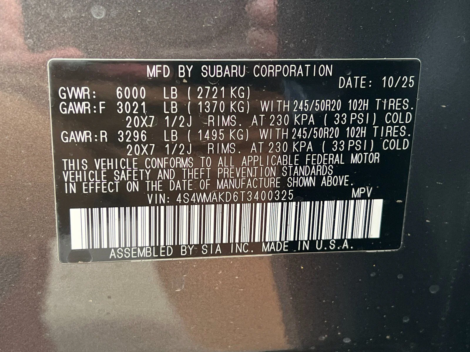 2026 Subaru Ascent Touring - Photo 29