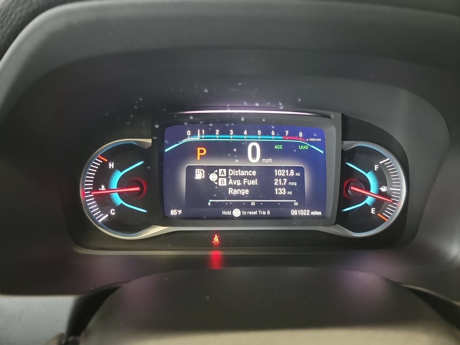 Used 2019 Deep Scarlet Pearl Honda EX image 17