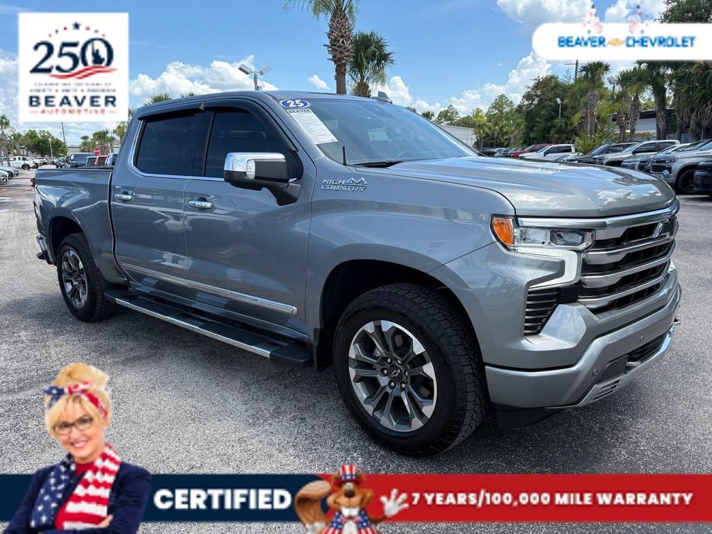 Used 2025 Sterling Gray Metallic Chevrolet High Country image 9