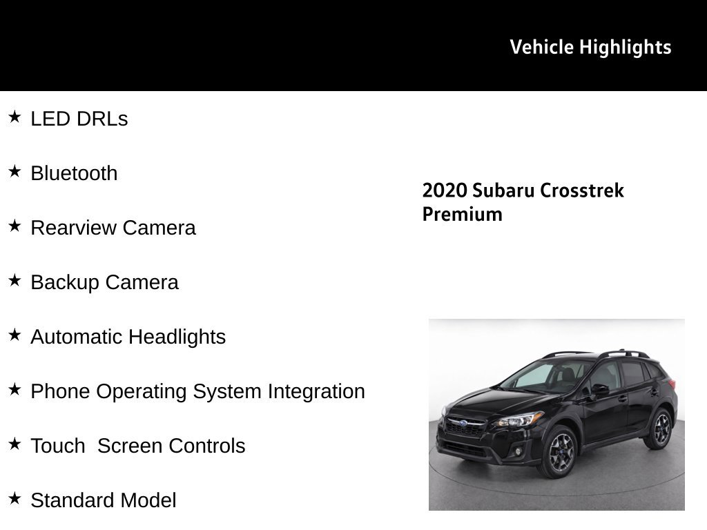 Used 2020 Crystal Black Silica Subaru Premium image 30