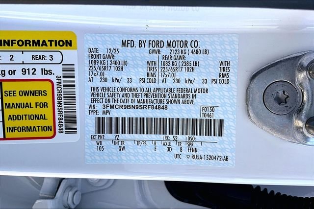 New 2025 Oxford White Ford Big Bend image 12