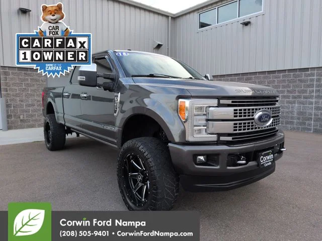 Used 2018 Gray Ford Platinum image 1