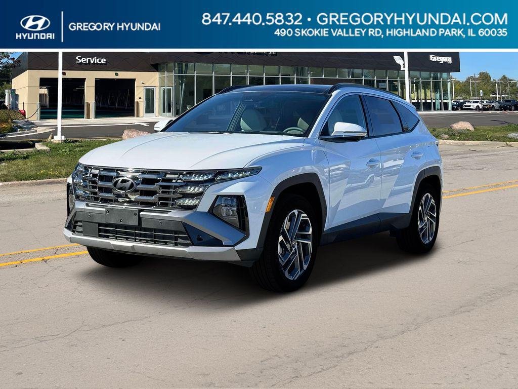 White 2026 Hyundai Tucson Hybrid Plug-In Limited AWD SUV / Crossover All-Wheel Drive