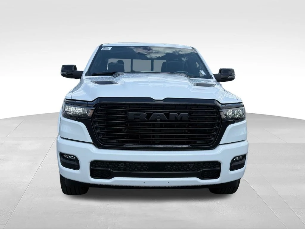 New 2026 Bright White Clear-Coat Exterior Paint RAM Laramie image 27