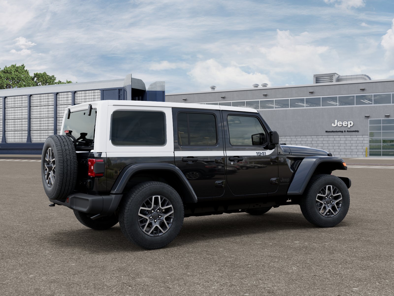 New 2026 Black Clear-Coat Exterior Paint Jeep 4-Door Sahara 4x4 image 11