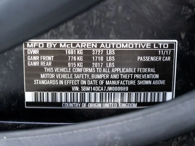 Used 2018 Gray McLaren Base image 93