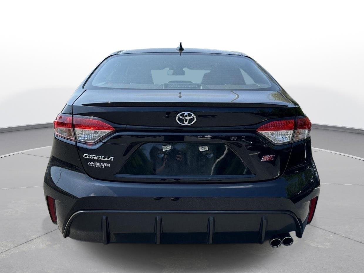 Used 2025 Midnight Black Metallic Toyota SE image 7