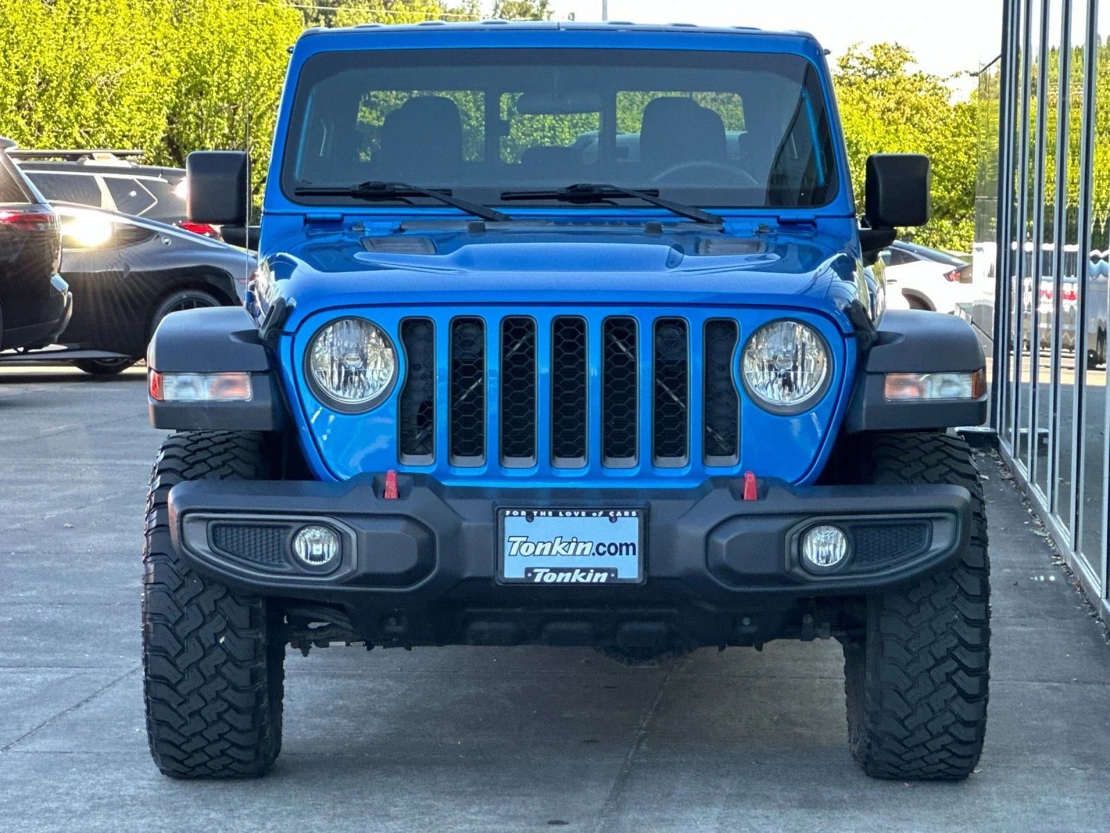 Used 2020 Hydro Blue Pearlcoat Jeep Rubicon image 8
