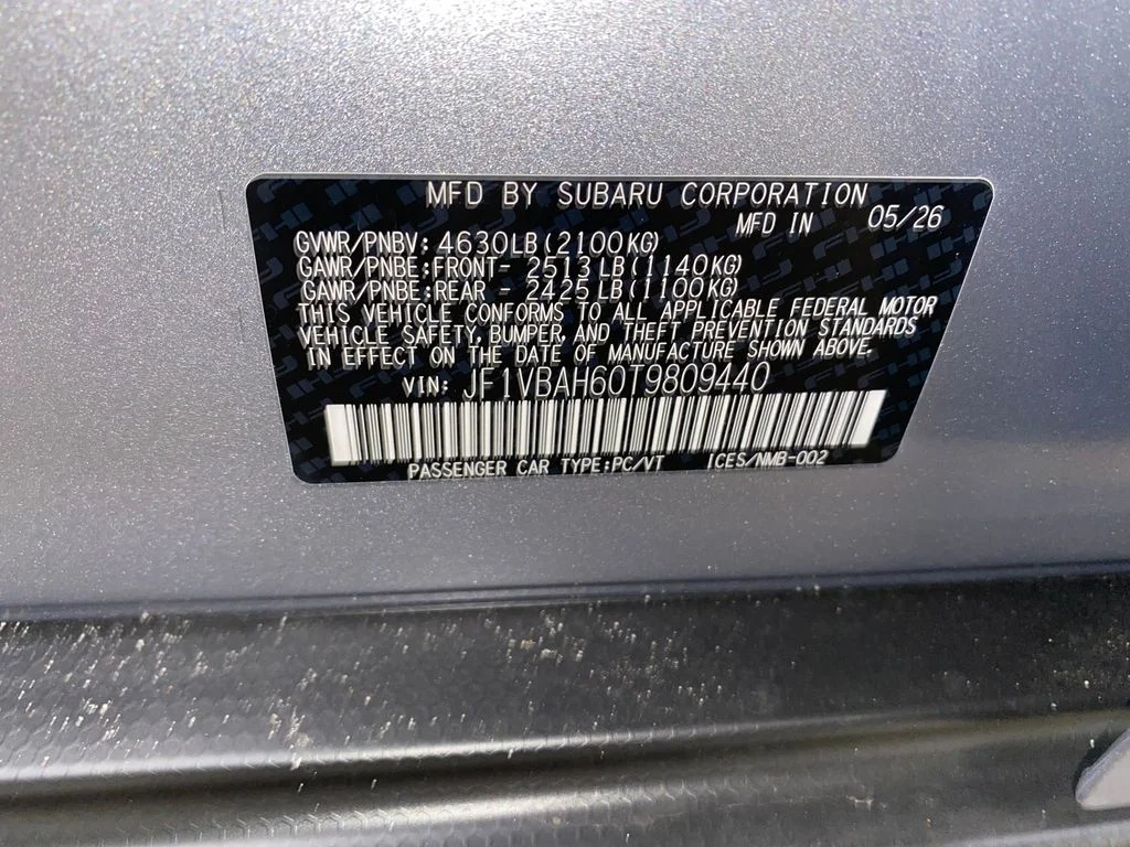 New 2026 ICE SILVER METALLIC Subaru Premium image 23