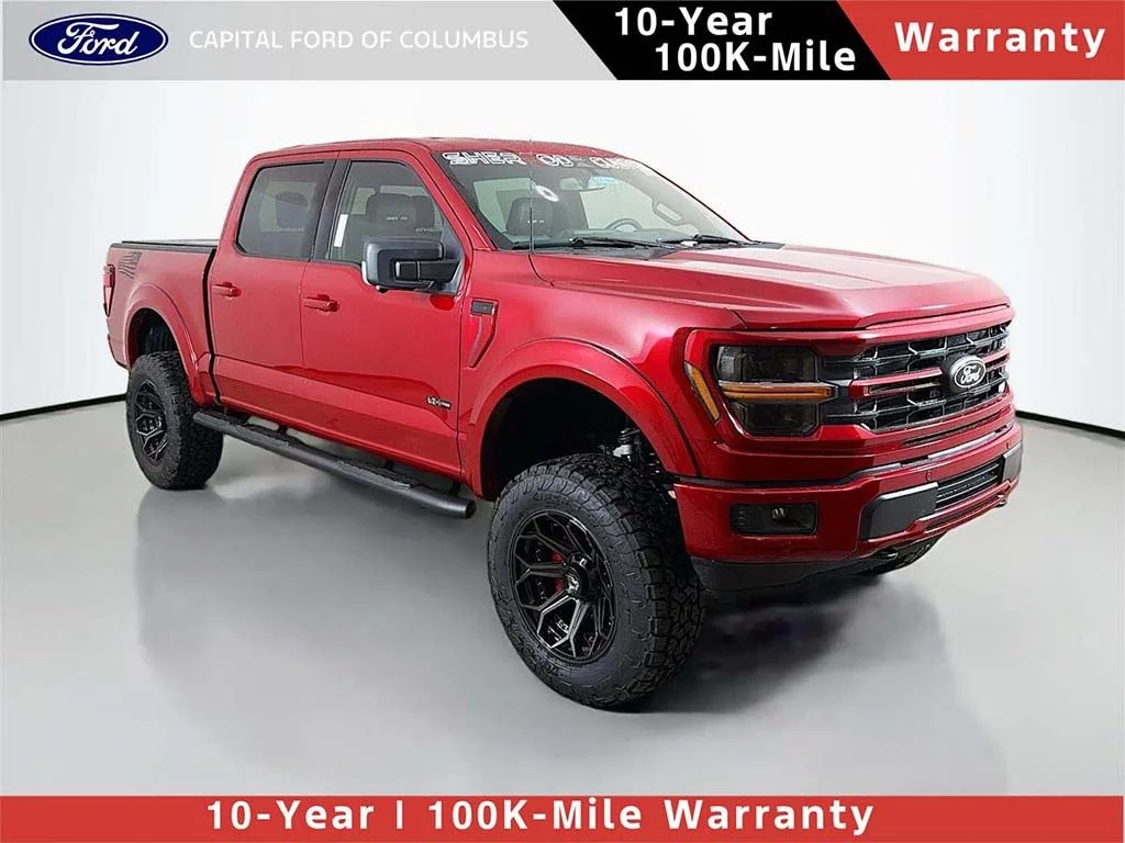 New 2025 Rapid Red Metallic Tinted Clearcoat Ford XLT image 41
