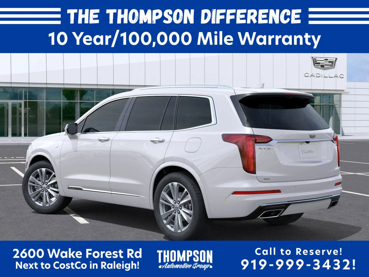 Used 2025 Crystal White Tricoat Cadillac Premium Luxury image 3