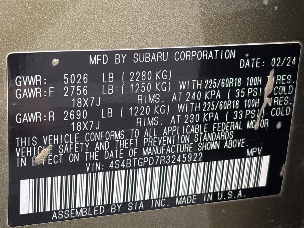 Used 2024 Brown Subaru Touring XT image 21