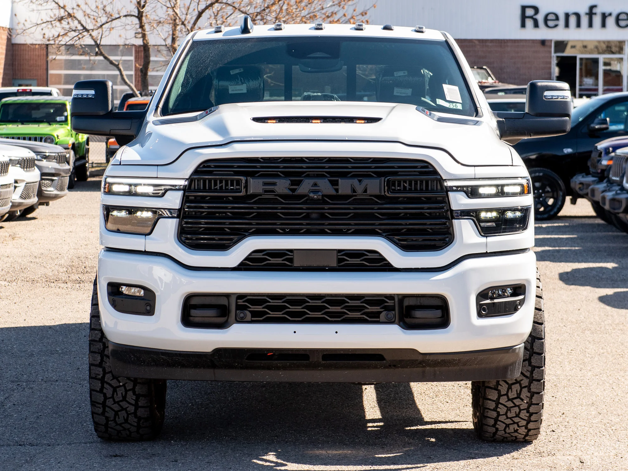 New 2026 White RAM Laramie* Dually, 8