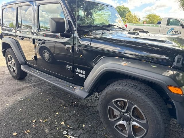Used 2021 Black Jeep Unlimited Sport S image 8