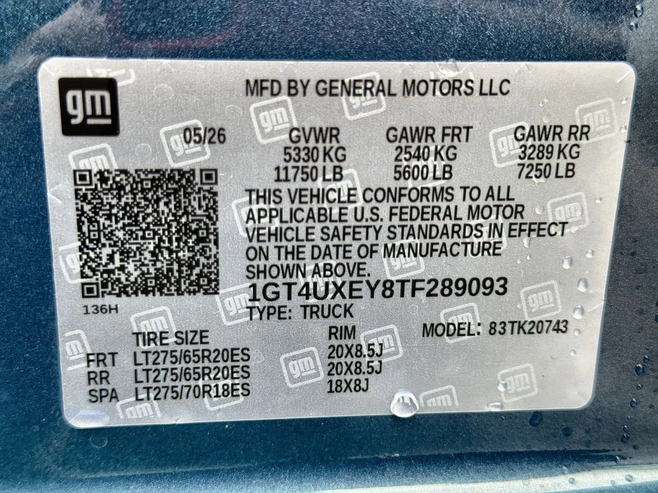 New 2026 Downpour Metallic GMC Denali Ultimate image 29