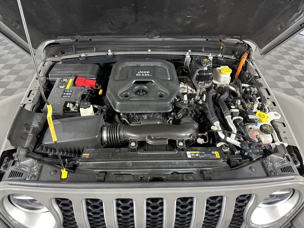 Used 2021 Jeep Wrangler Unlimited Sahara 4XE with VIN 1C4JJXP69MW745451 for sale in Williamsville, NY