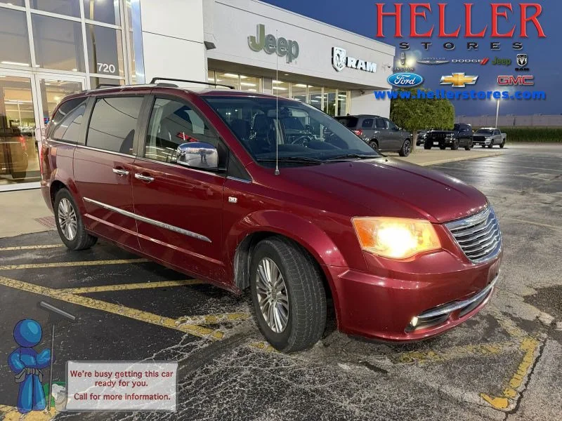 Used 2014 Deep Cherry Red Crystal Pearlcoat Chrysler Touring-L image 1