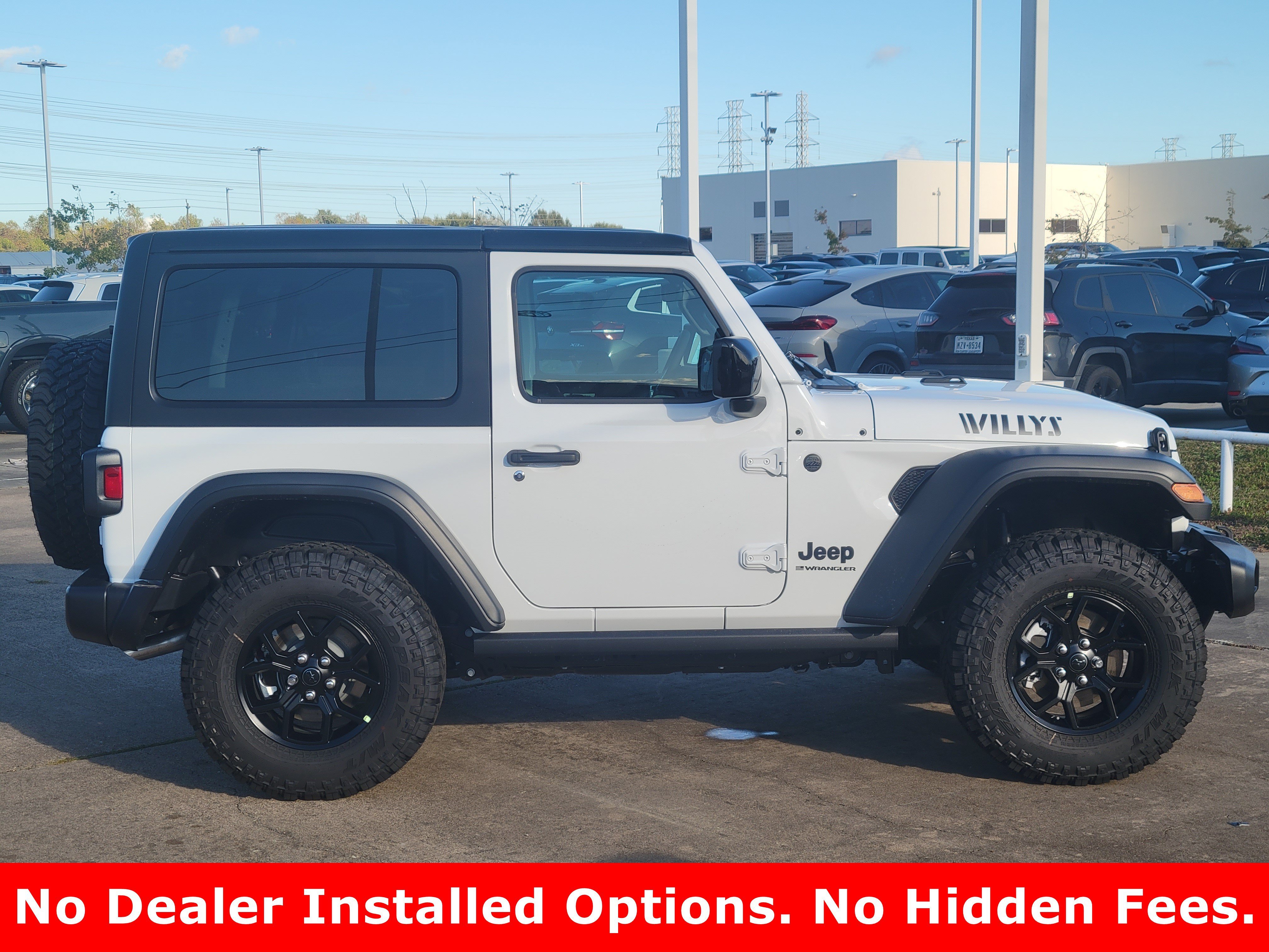 New 2026 Bright White Clearcoat Jeep Willys image 3