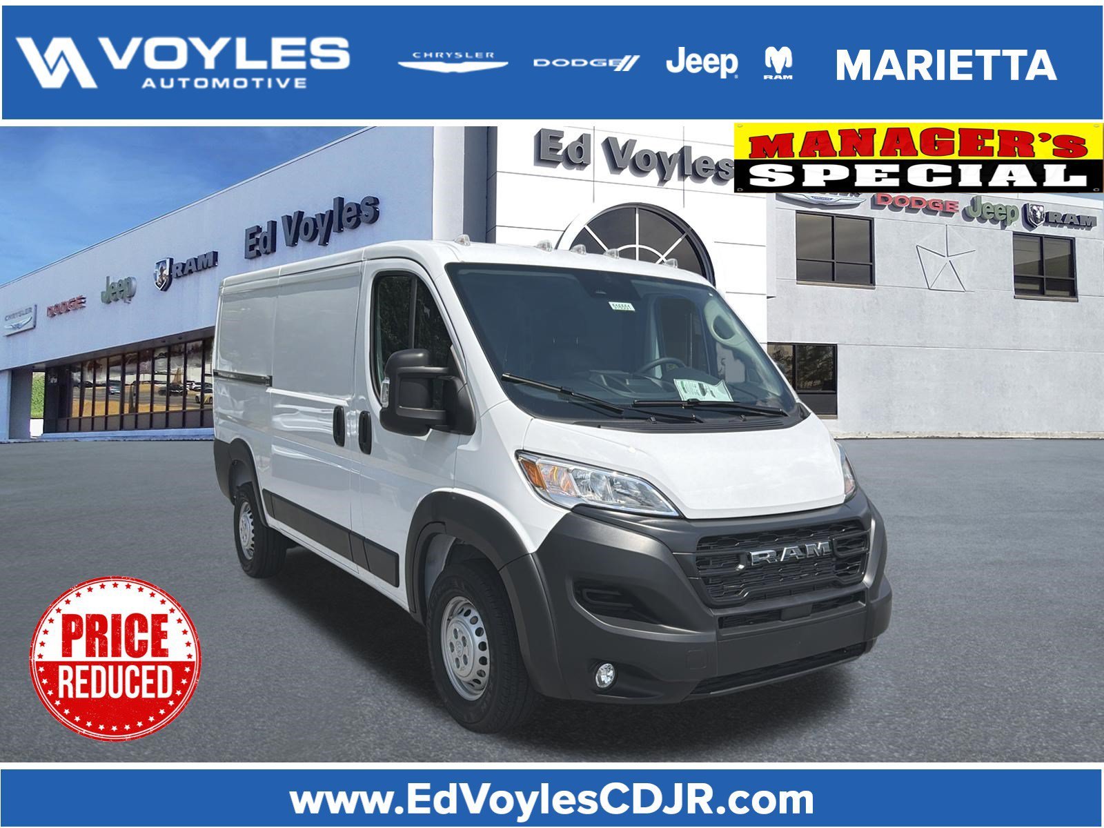 New 2026 Bright White Clearcoat RAM Low Roof image 1