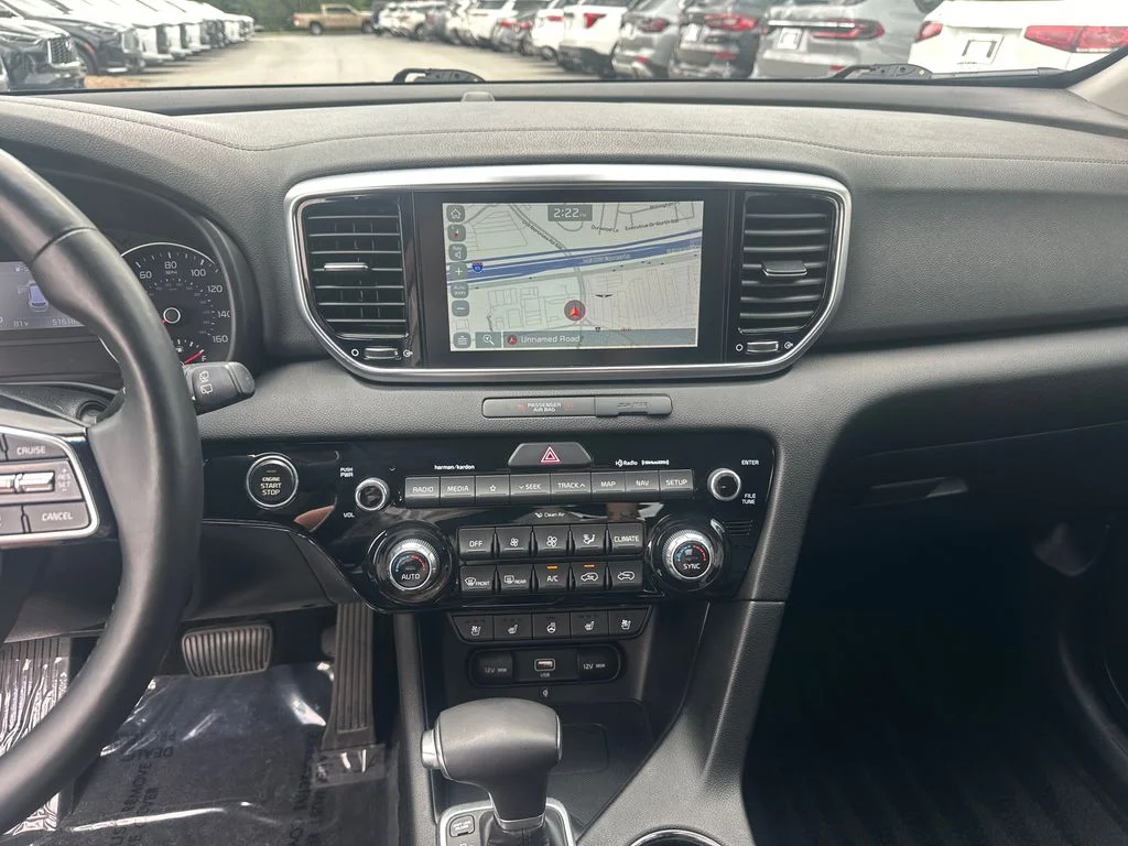 Used 2021 Blue Kia EX image 24
