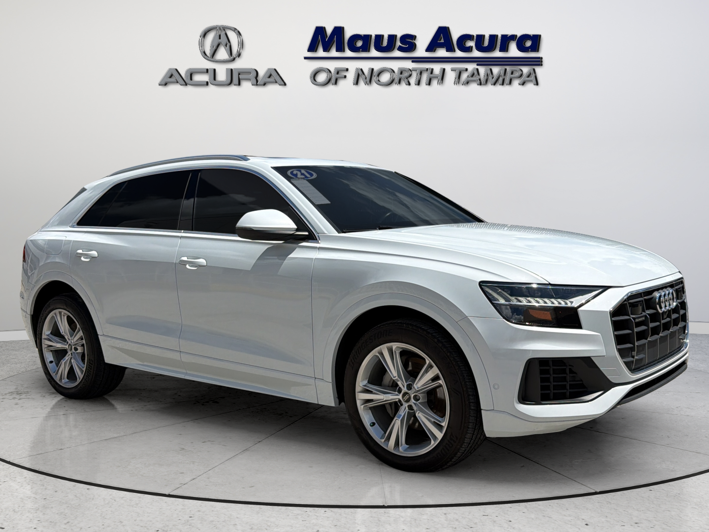 Used 2021 White Audi 55 Prestige image 14