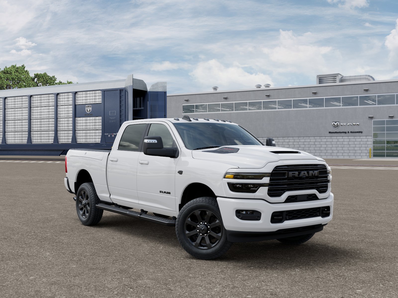 New 2027 Bright White Clearcoat RAM Laramie image 3