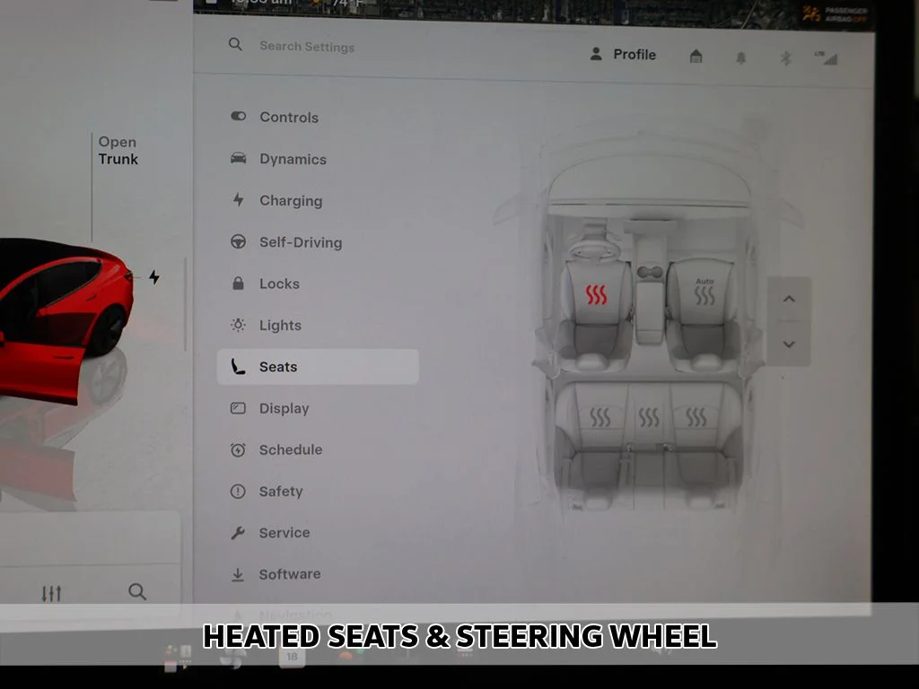 Used 2023 Red Tesla Base image 7