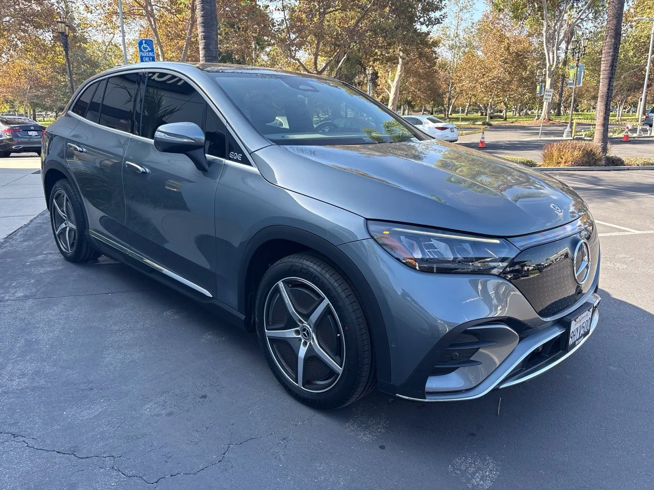 Certified 2023 Mercedes-Benz EQE SUV Base with VIN 4JGGM2BB8PA008165 for sale in Arcadia, CA