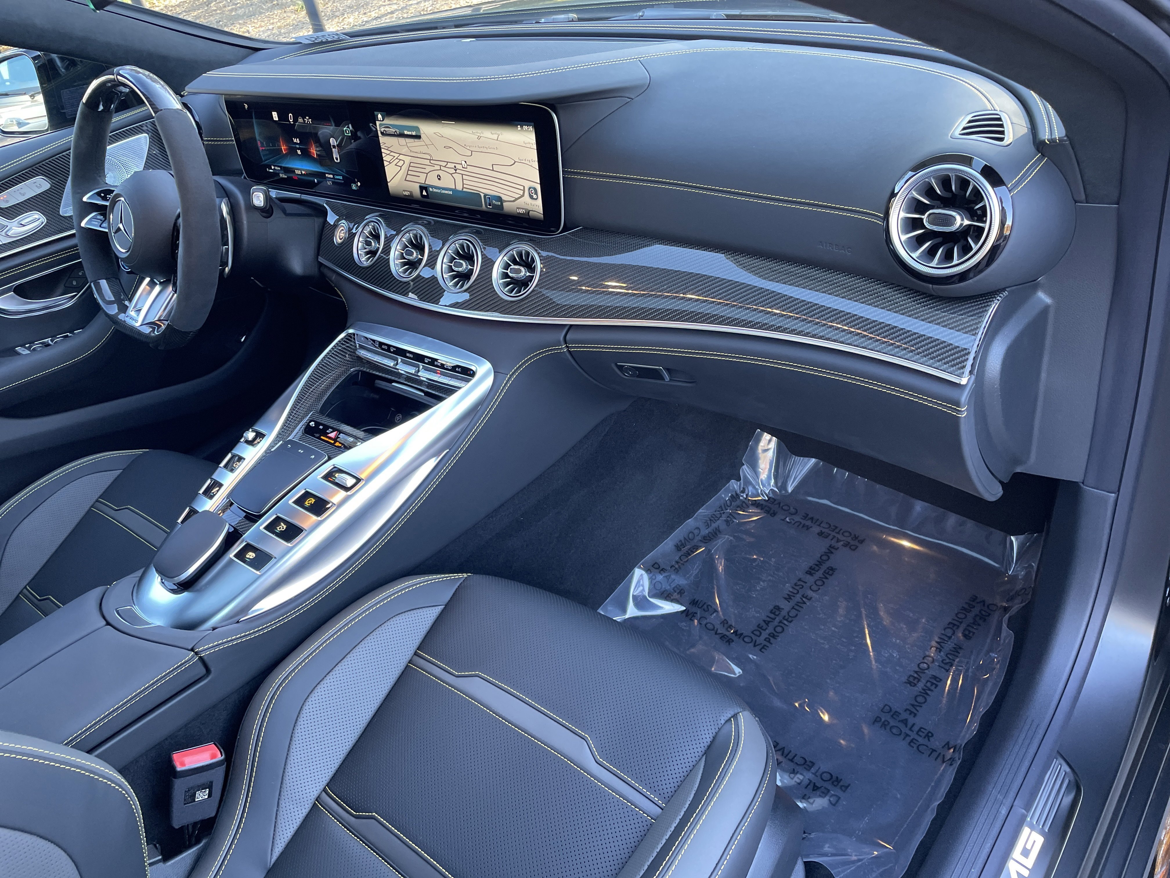 New 2026 MANUFAKTUR Graphite Grey Magno Mercedes-Benz AMG® GT 53 4-Door Coupe image 43