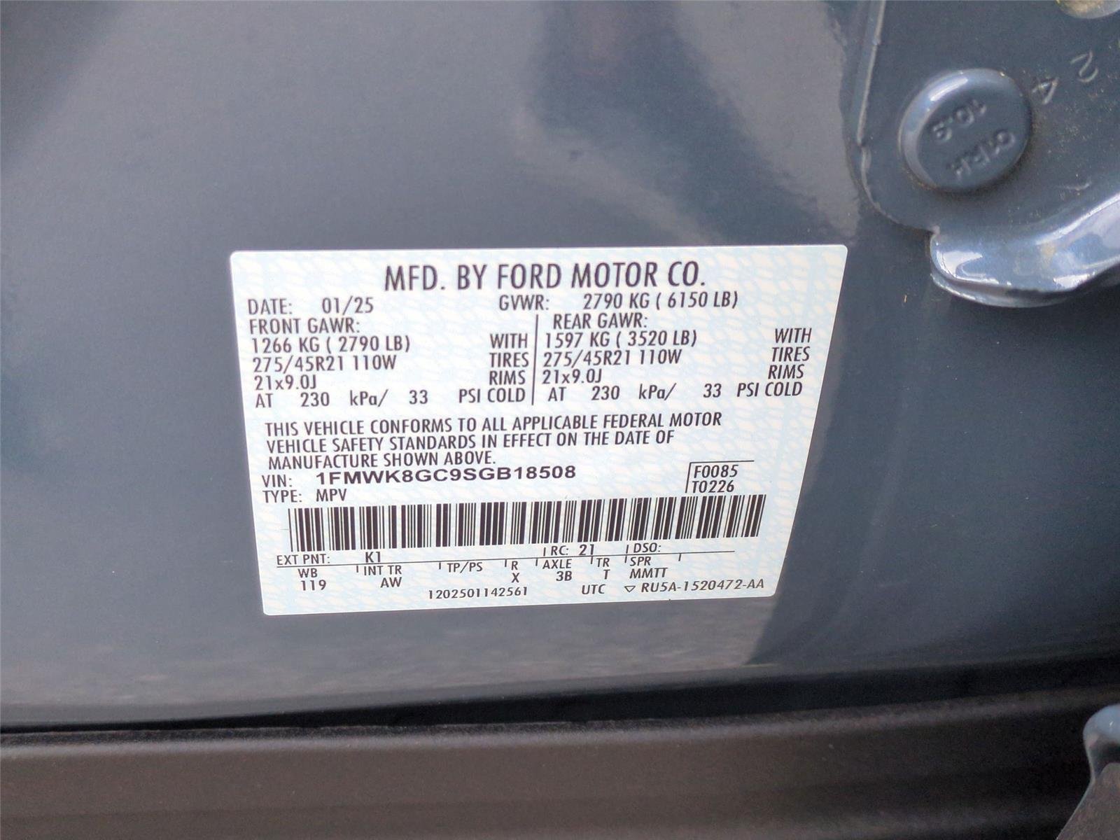 Used 2025 Vapor Blue Ford ST image 43