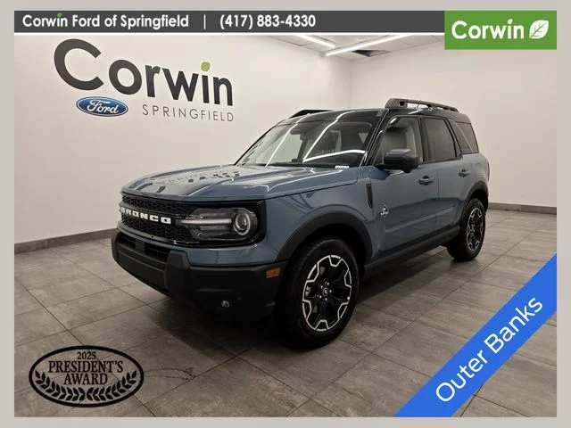 New 2026 Azure Gray Metallic Tri-Coat Ford Outer Banks® image 1