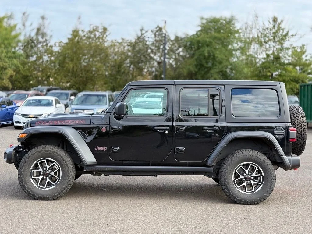 Used 2024 Black Clearcoat Jeep Rubicon image 2