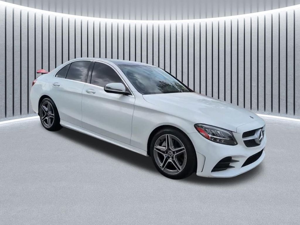 Used 2021 White Mercedes-Benz C 300 image 2