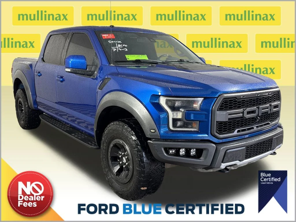 Certified Used 2018 Blue Ford Raptor image 1
