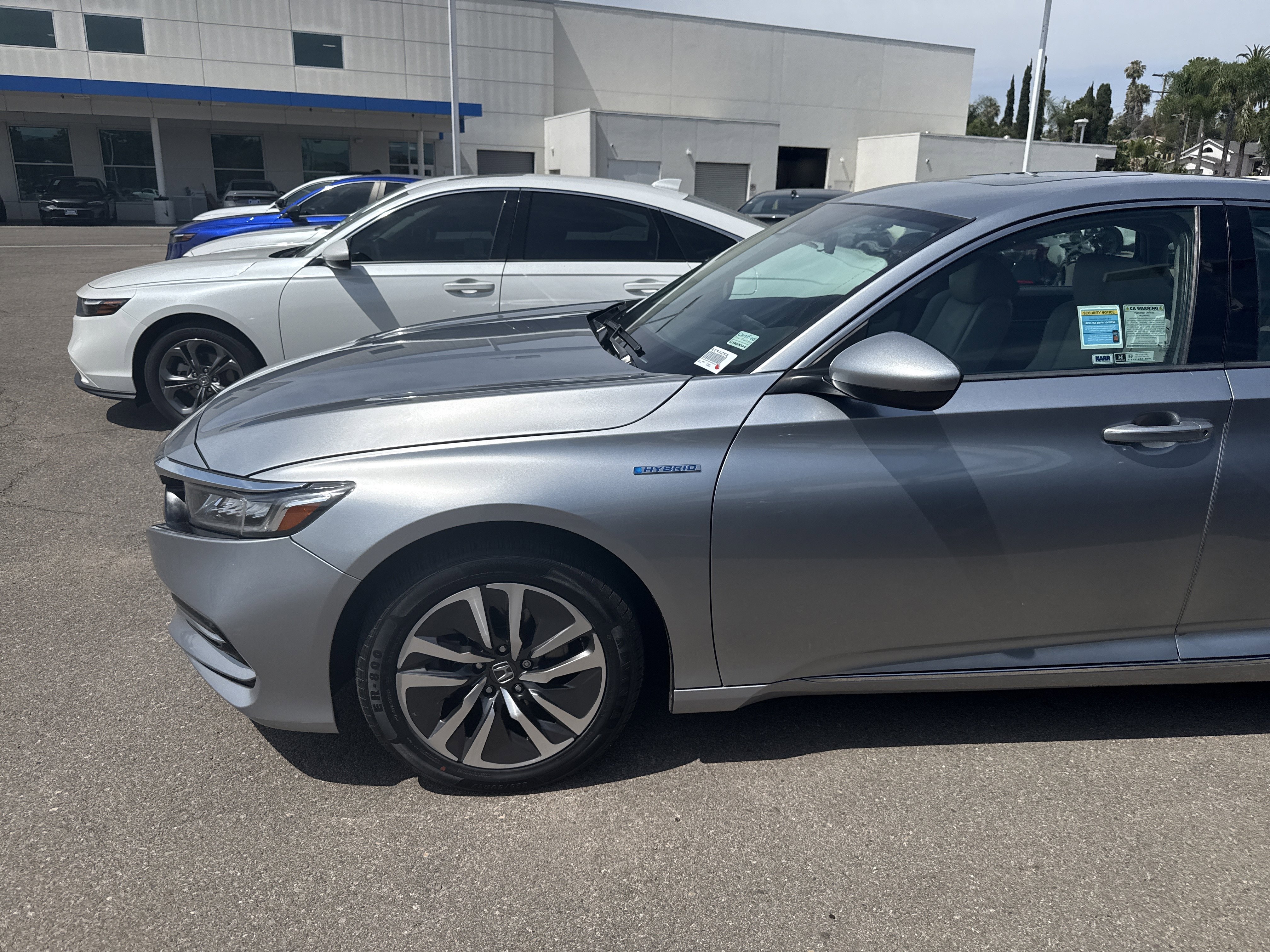 Certified 2020 Honda Accord Hybrid EX with VIN 1HGCV3F44LA002425 for sale in Vista, CA